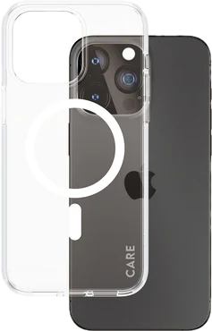 PanzerGlass CARE Urban Combat MagSafe iPhone 15 Pro Case, Transparent