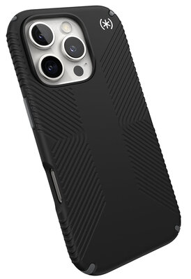 Speck Presidio 2 Grip iPhone 16 Pro hoesje zwart