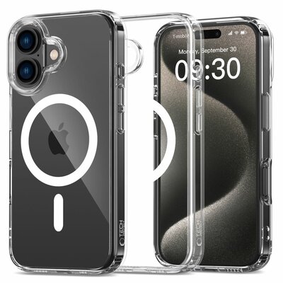 TechProtection MagSafe iPhone 16 Plus hoesje transparant