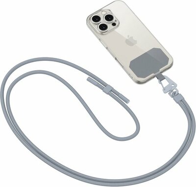 TechProtection Rope universeel draagkoord voor elke telefoon grijs