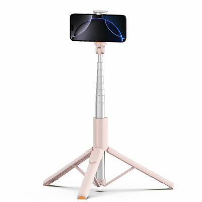 TechProtection Bluetooth Selfie stick / Tripod roze