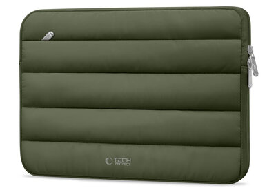 TechProtection Fluffy MacBook 15 / 16 inch sleeve groen