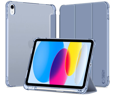 TechProtection Pencil Hybrid iPad 2022&nbsp;10,9 inch hoesje grijsblauw
