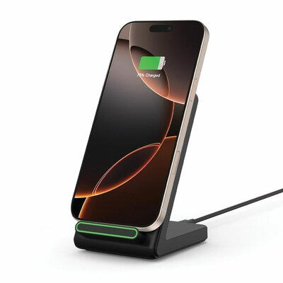 TechProtection Classic stand draadloze oplader zwart
