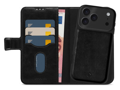 Mobilize 2 in 1 Wallet MagSafe iPhone 17 Pro Max hoesje zwart