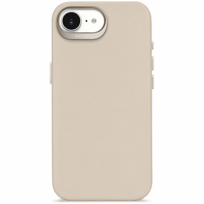 Decoded leren backcover iPhone 17e / 16e hoesje clay