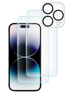 Tech Protection Glass iPhone 15 Pro Max Screen Protector Set