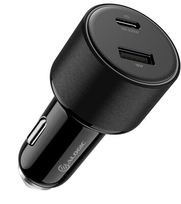Alogic Rapid Power 2-poort autolader 100 watt