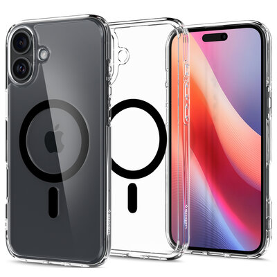 Spigen Ultra Hybrid MagSafe iPhone 16 Plus&nbsp;hoesje zwart