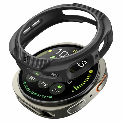 Spigen Liquid Air Galaxy Watch 8 44 mm hoesje zwart