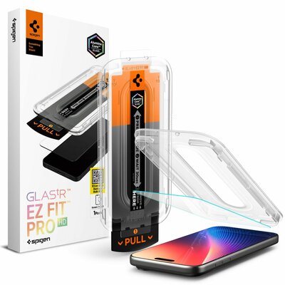 Spigen GlastR EZ Fit Pro HD iPhone 17 Pro Max screenprotector