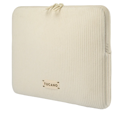 Tucano Velluto MacBook 13 inch sleeve beige