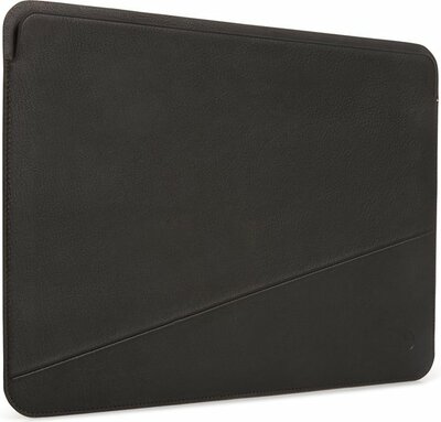 Decoded Leather Frame MacBook 13 inch sleeve Zwart