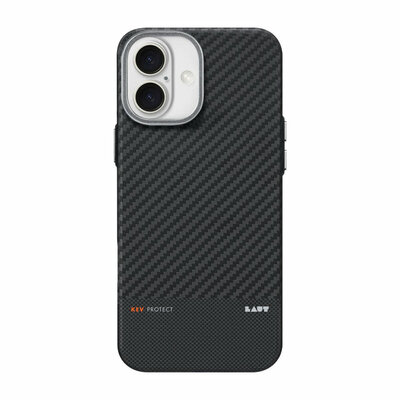 LAUT Kev Protect iPhone 16 hoesje zwart