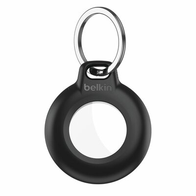 Belkin waterdichte AirTag sleutelhanger zwart