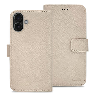 My Style Flex Wallet iPhone 16 hoesje taupe