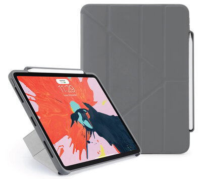 Pipetto Origami Pencil iPad Pro 11 inch hoesje Grijs
