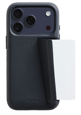 Bellroy Card iPhone 17 Pro Max wallet hoesje navy