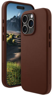 dbramante1928 leren Roskilde MagSafe iPhone 16 Pro Max hoesje tan