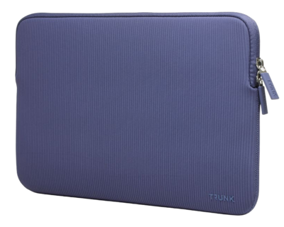TRUNK Textile MacBook 13 inch sleeve blueberry blauw