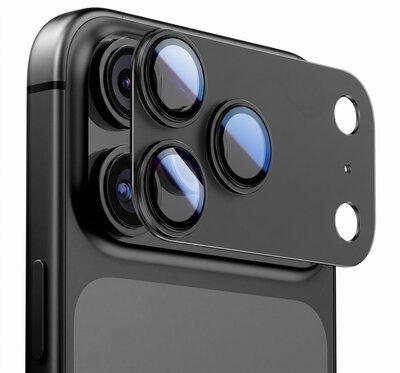TechProtection CamFull iPhone 18 Pro camera beschermer zwart