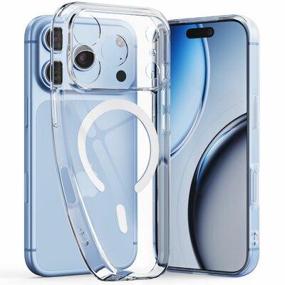 TechProtection Flex MagSafe iPhone 18 Pro case transparent