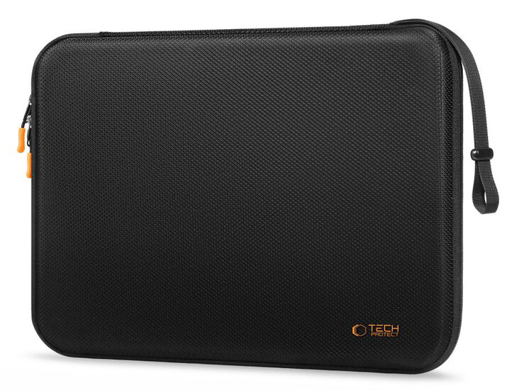 TechProtection Sport MacBook 13 / 14 inch sleeve zwart / oranje