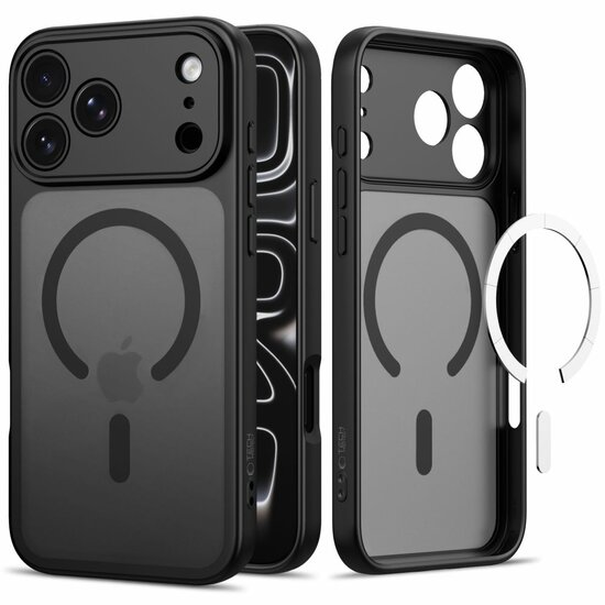 TechProtection Core MagSafe iPhone 18 Pro hoesje zwart