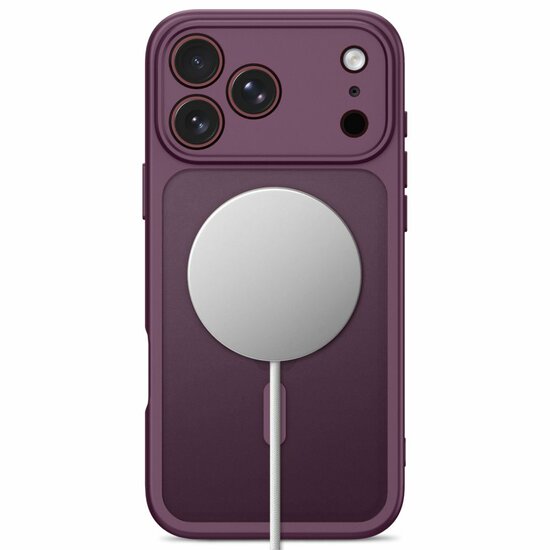 TechProtection Core MagSafe iPhone 18 Pro hoesje dark cherry