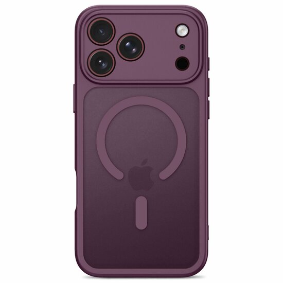 TechProtection Core MagSafe iPhone 18 Pro Max hoesje dark cherry