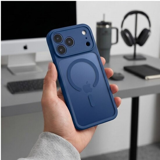 TechProtection Core MagSafe iPhone 18 Pro Max case deep blue