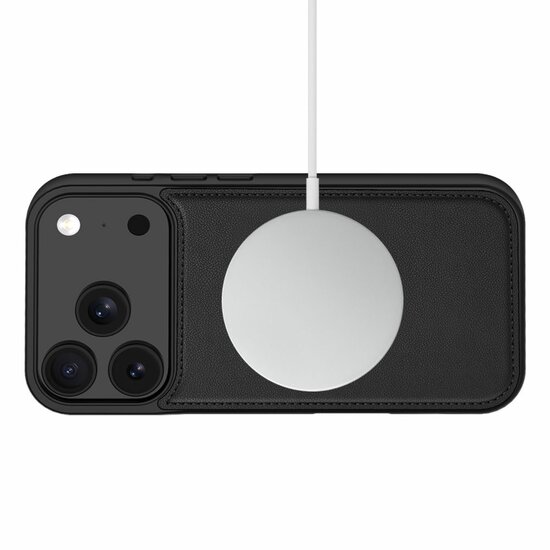 TechProtection MagSafe Wallet iPhone 18 Pro hoesje zwart