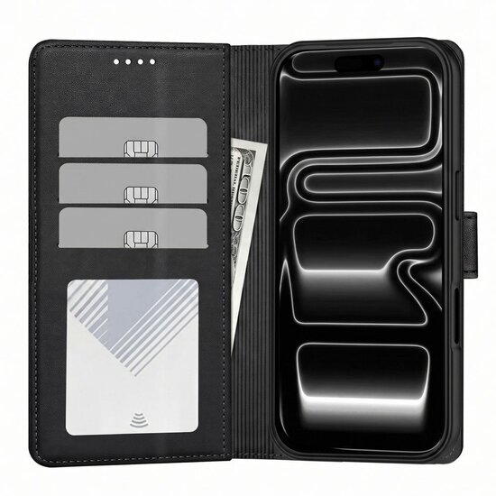 TechProtection MagSafe Wallet iPhone 18 Pro hoesje zwart