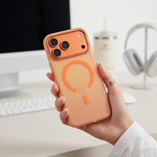 TechProtection Zero MagSafe iPhone 18 Pro hoesje oranje