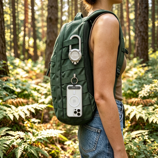 TechProtection UrbanLoop Pro Anti-Theft houder zilver