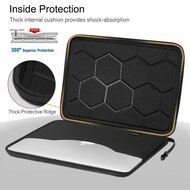 TechProtection Sport MacBook 13 / 14 inch sleeve zwart / oranje