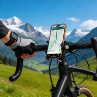 TechProtection V5 Aluminum Universal Sturdy Bike Mount for Handlebars or Stem