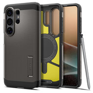 Spigen Tough Armor MagSafe Galaxy S26 Ultra hoesje gunmetal