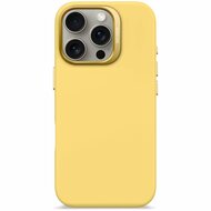 Decoded siliconen MagSafe iPhone 16 Pro hoesje geel