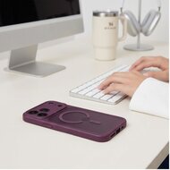 TechProtection Core MagSafe iPhone 18 Pro hoesje dark cherry