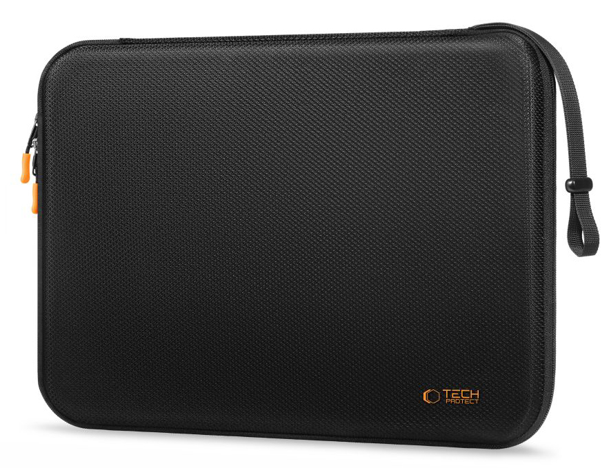 TechProtection Sport MacBook 13 / 14 inch sleeve zwart / oranje