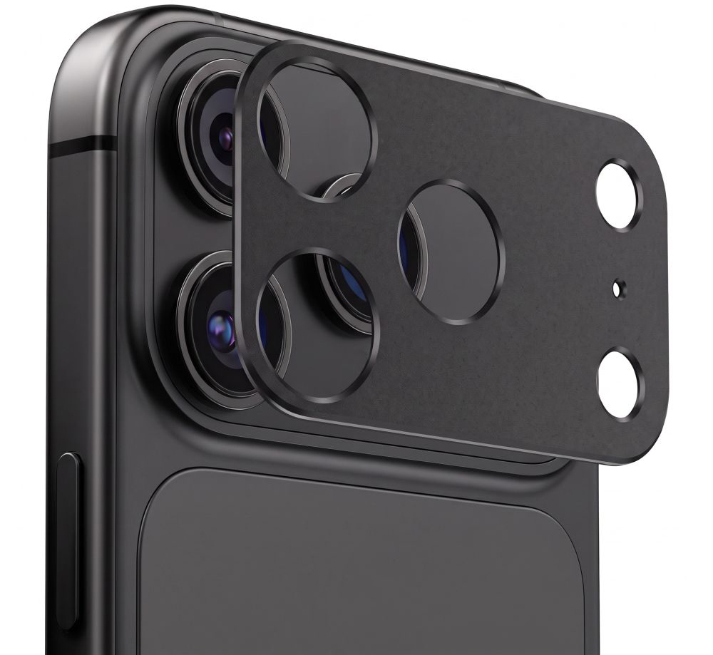 TechProtection CamFit iPhone 18 Pro Max Kameraschutz schwarz