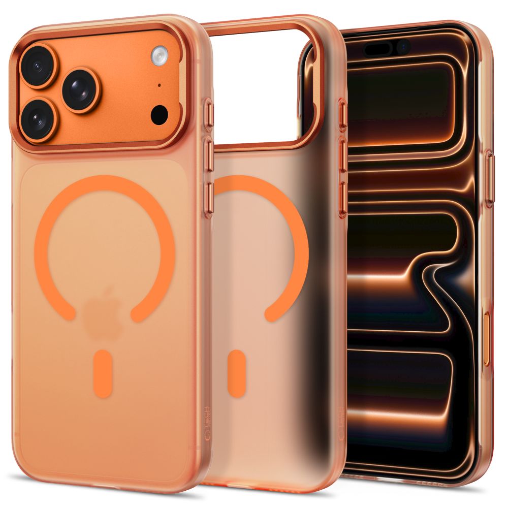 TechProtection Zero MagSafe iPhone 18 Pro hoesje oranje